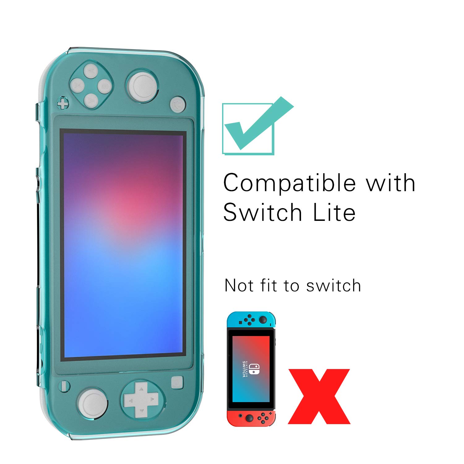 Amazon.co.jp: スイッチライト用保護ケース ハードクリアケース